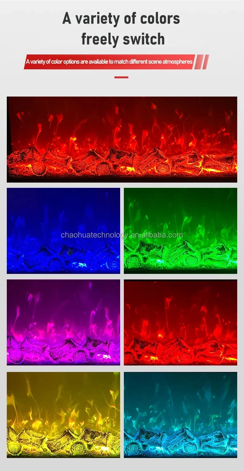 Electric Fireplace, 30-Inch, 1500W, LED - detail 22