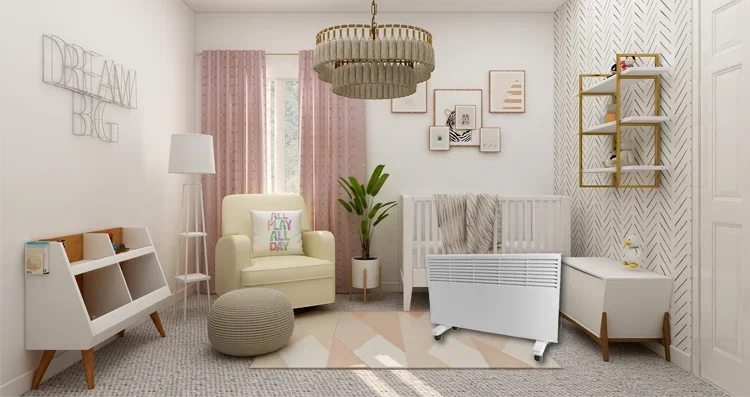 Wall Mounted Convector Heater, 1000W/2000W, Electric, CH-503 - detail 4
