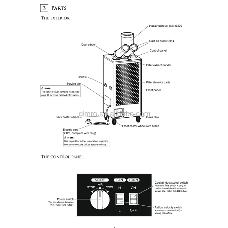Ss-40dg-8b Industrial Spot Cooler, 4.0KW, R-407C - detail 4