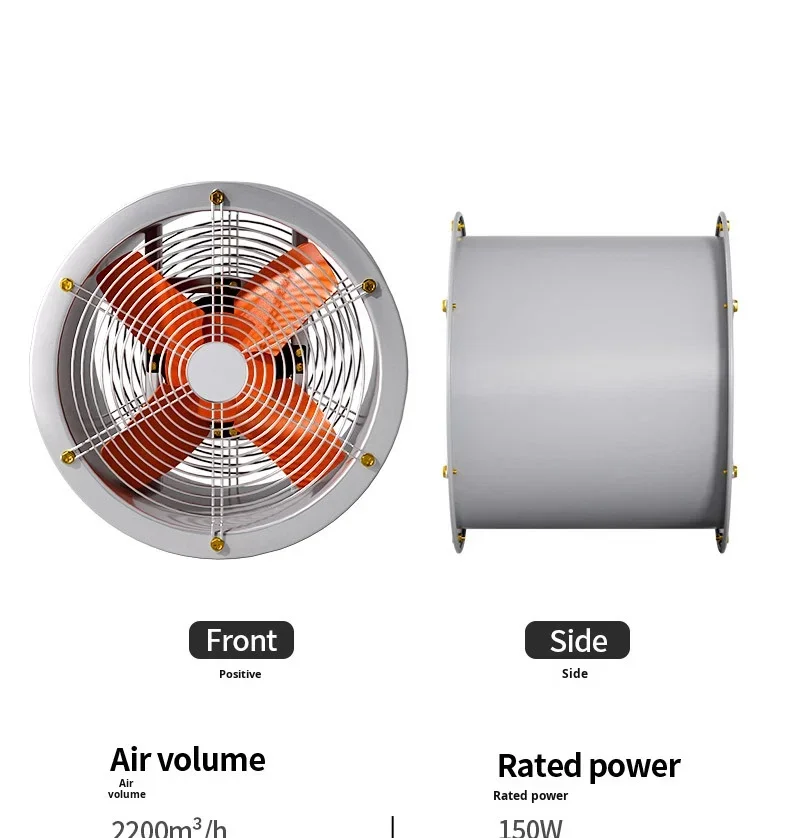 Blade Industrial Axial Fan, 220V, Aluminum - detail 8