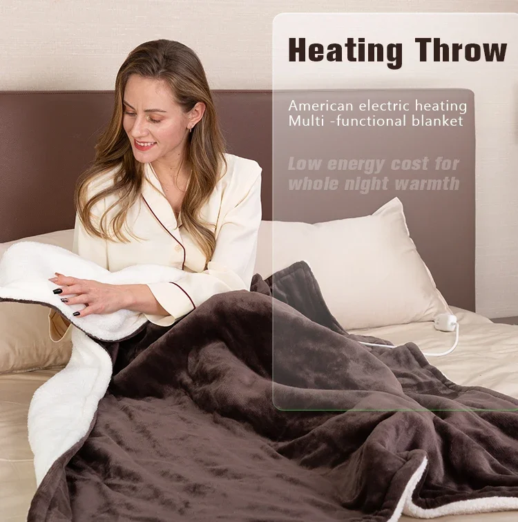 Large Electric Thermal Blanket, 115, Flannel Fleece - detail 8