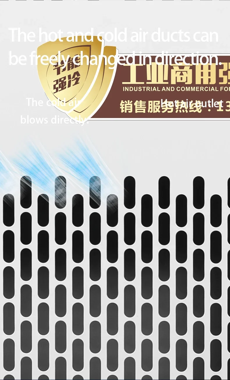 Commercial Air Conditioner, Portable, 9500, BTU, 220V - detail 26