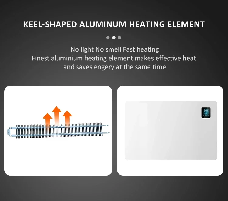Metal Convector Panel, 1000W, 2000W, Wall - detail 12
