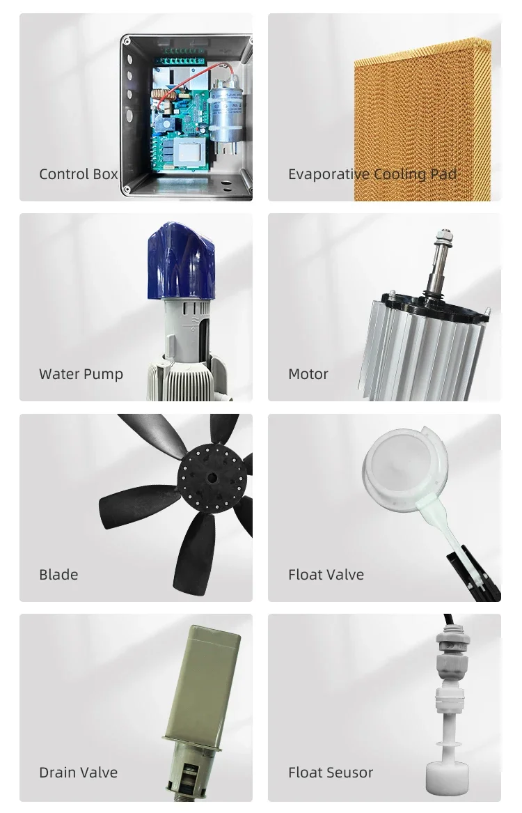 Evaporative Air Cooler, AZL18-ZS10E, Portable, 30L, 1-Year - detail 10