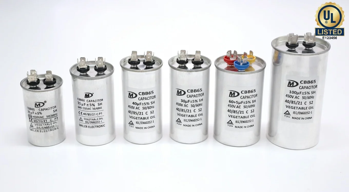 Listed Cbb65 Motor, 40uF, 450VAC - detail 4