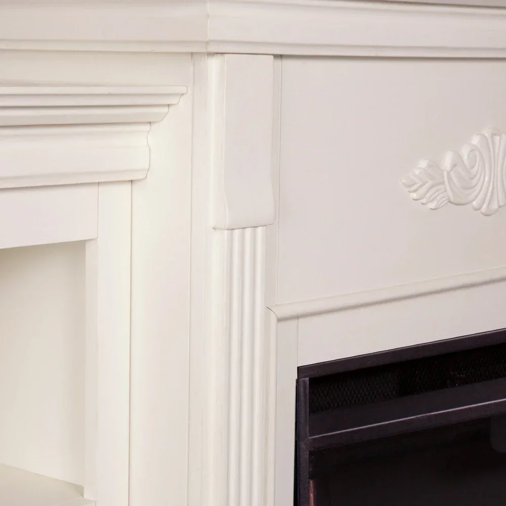 Electric Fireplace, 70-inch, Wooden - detail 20