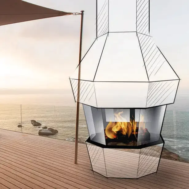 Wood Stove, Glass, Fireplace Glass - detail 38