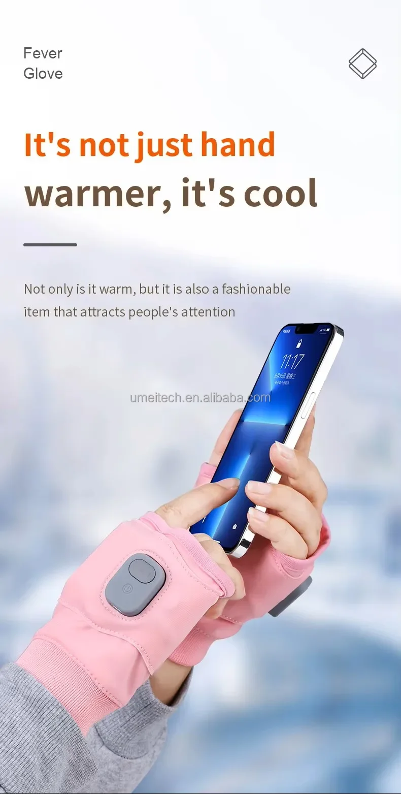 Hand Warmer, 2000Mah, Bamboo Charcoal Yarn, Wrist Support - detail 16