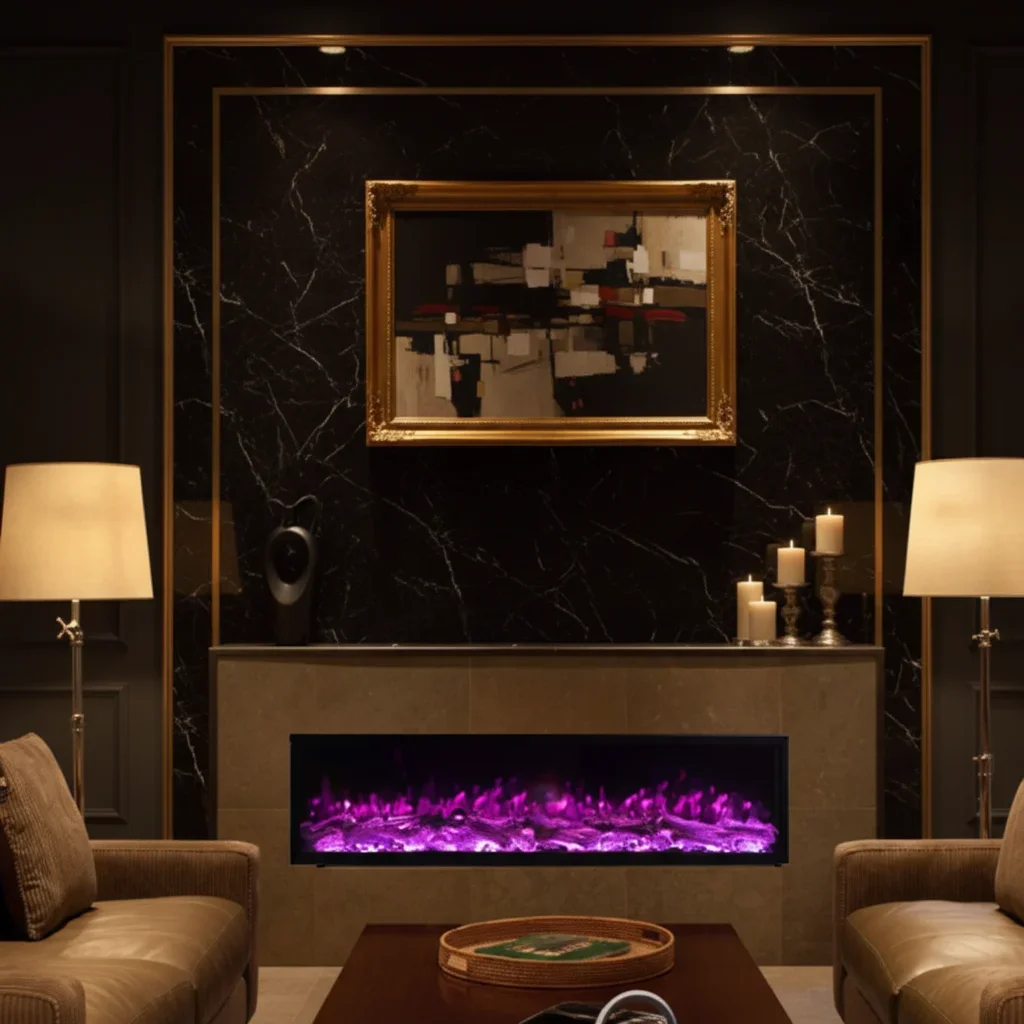 Electric Fireplace, 30inch, Wall - detail 56