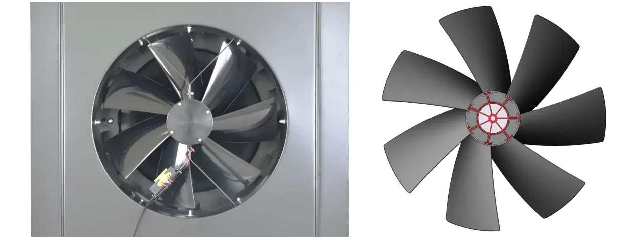 Vent Heat Extractor, 50W, 14'', IP68, Solar - detail 14
