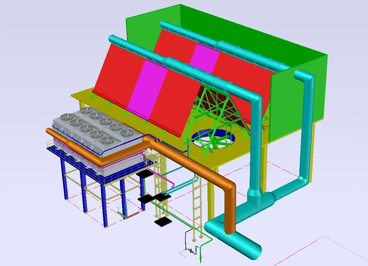 Cooling Tower, 100, 380V, 15kW(20.12hp) - detail 10