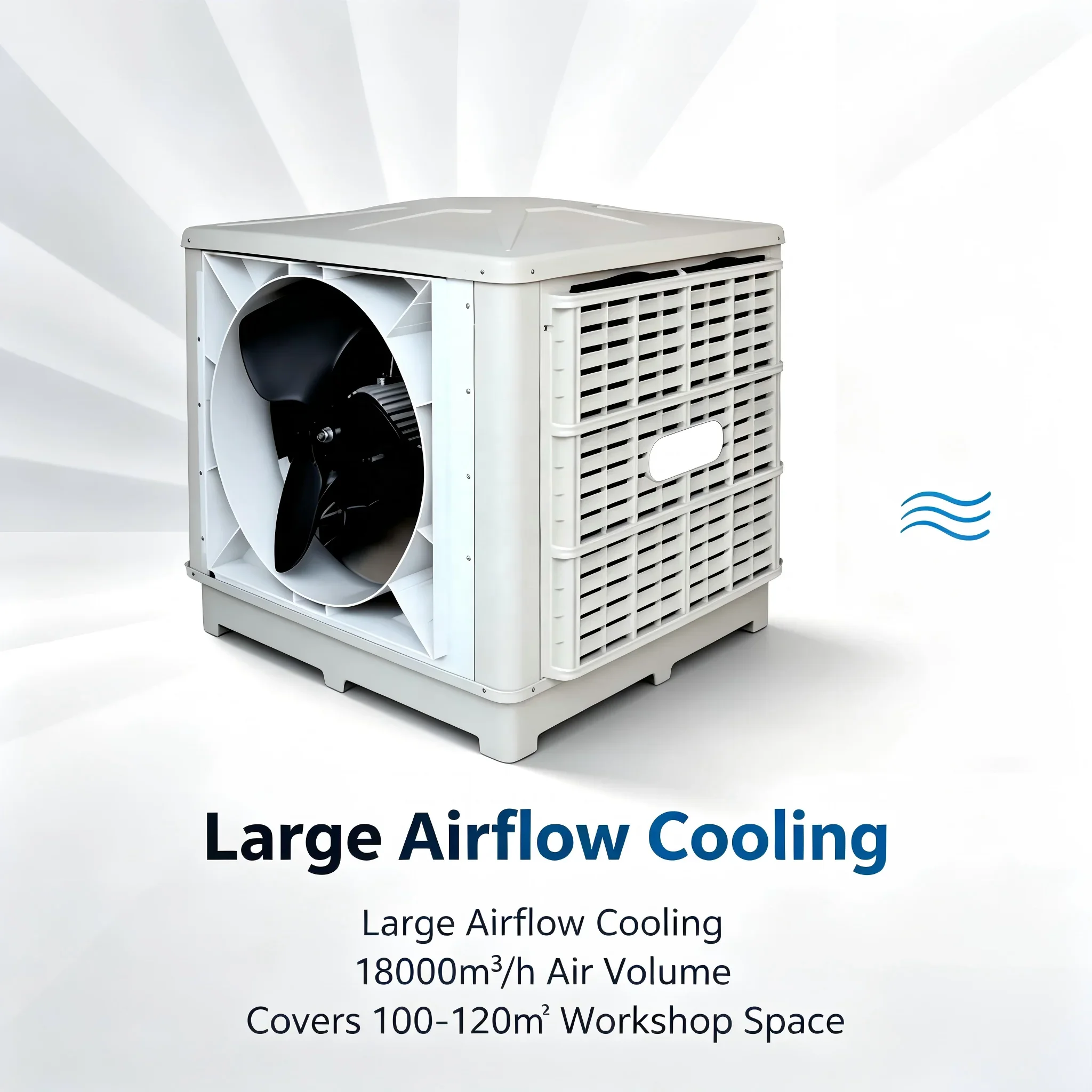 Evaporative Air Cooler, 18000CMH, KDT-X18, 220V/380V - detail 6