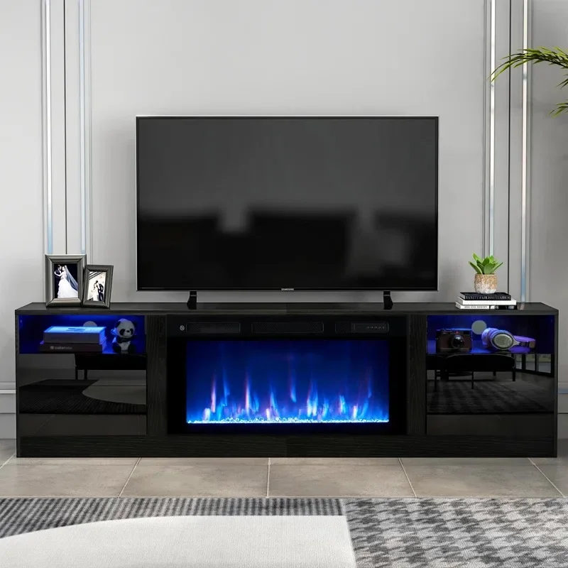 Electric Fireplace, LED, Wooden - detail 8