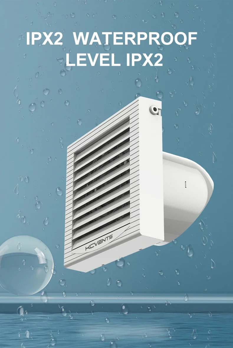 Ductless Bathroom Exhaust Fan, 200Mm, 150CFM - detail 4