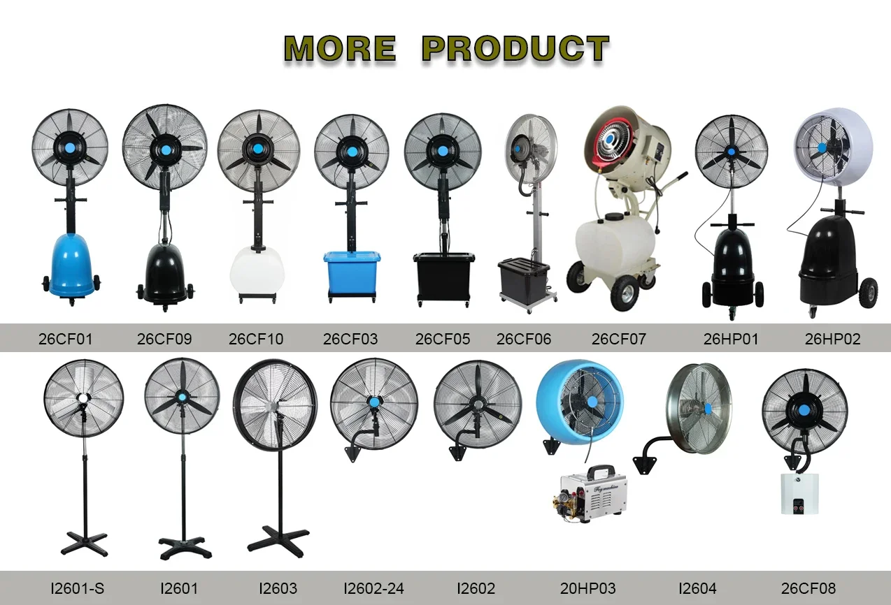 Water Cooling Mist Fan, Portable, 220v, 145m³ - detail 6