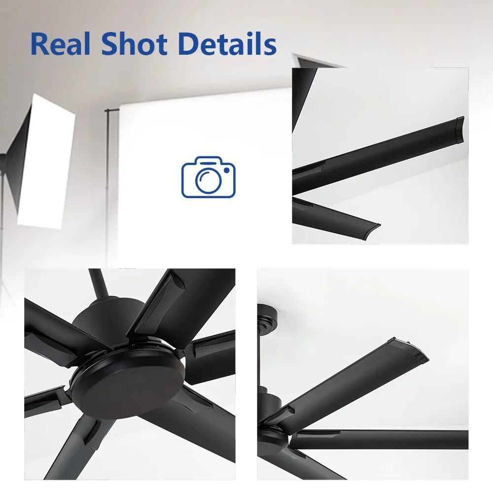 Industrial Ceiling Fan, Aluminum, BLDC - detail 10