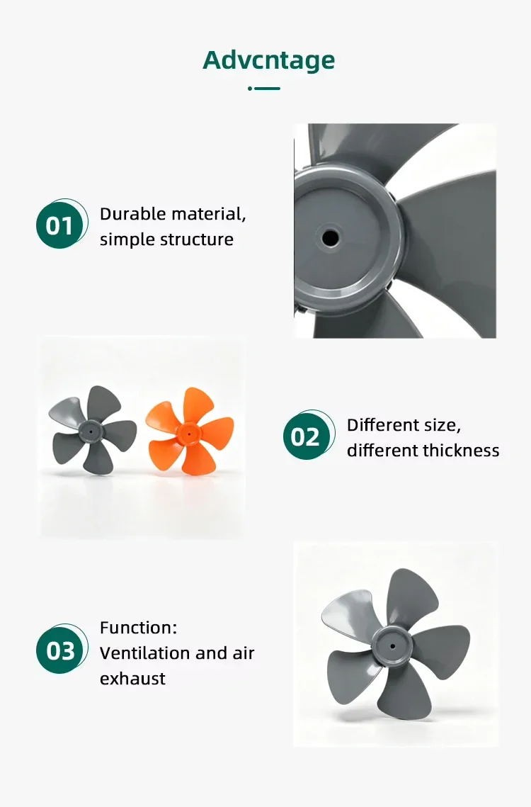 Pedestal Ventilation Fan, Electric, Plastic - detail 8