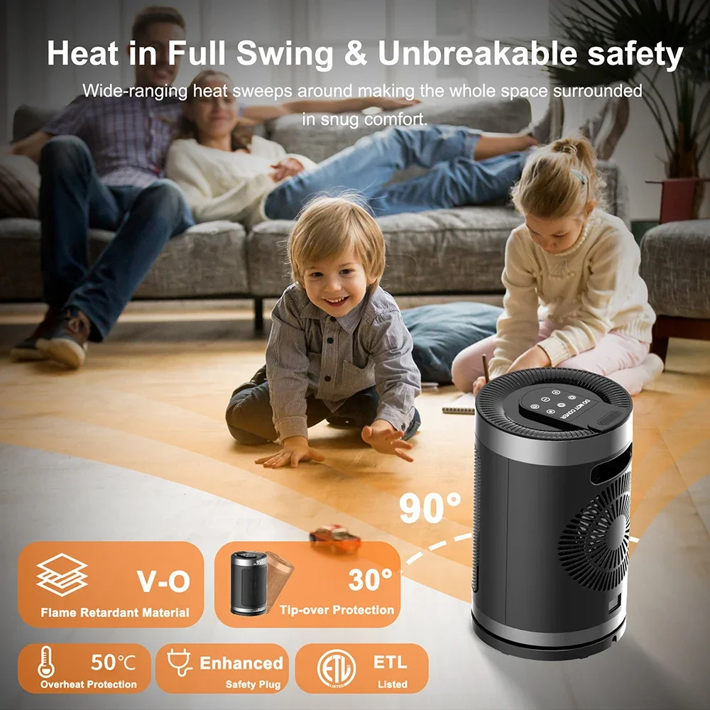 Room Ptc Heater, Electric, Plastic - detail 20
