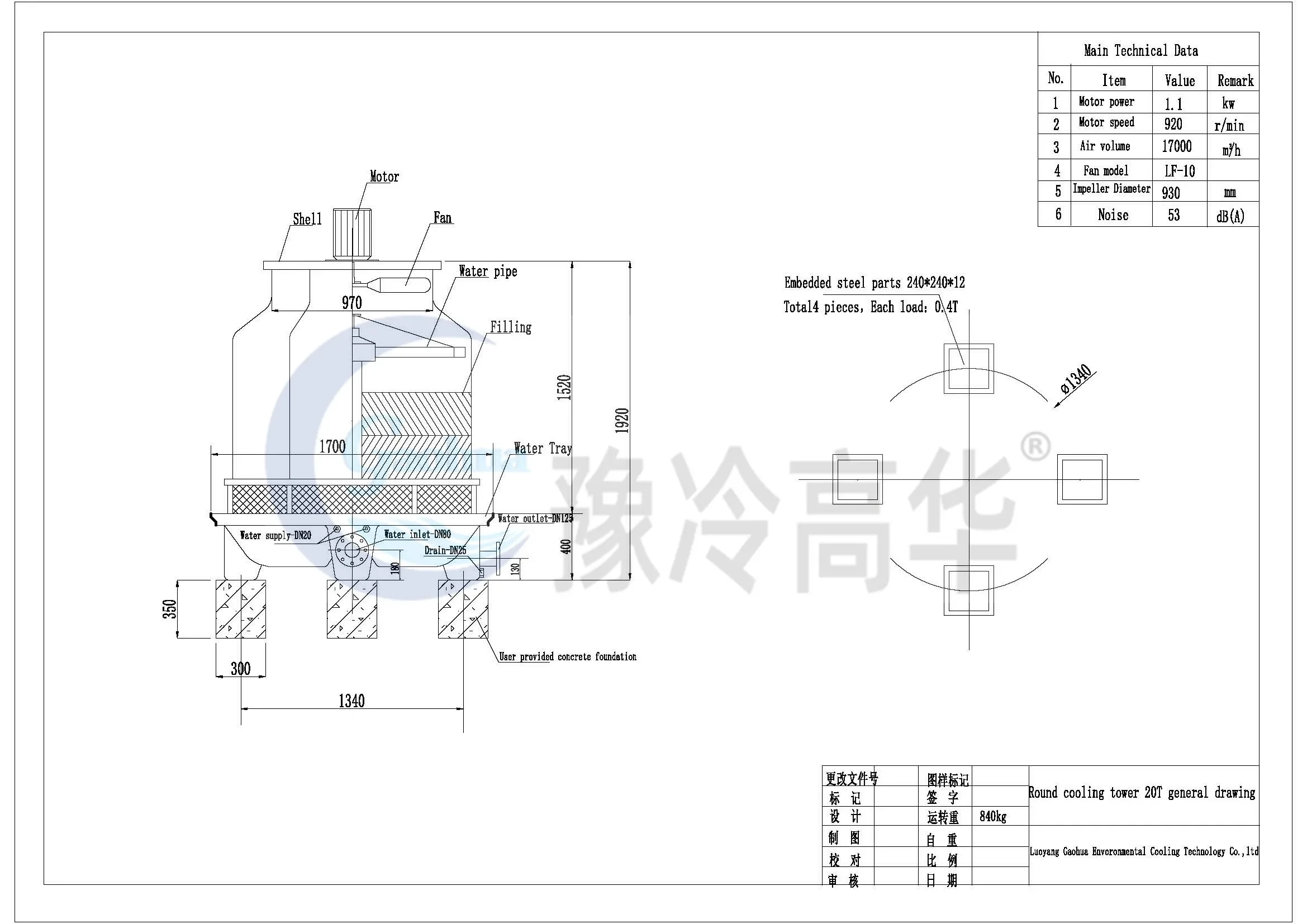 Cooling Tower, FRP, GRP - detail 24