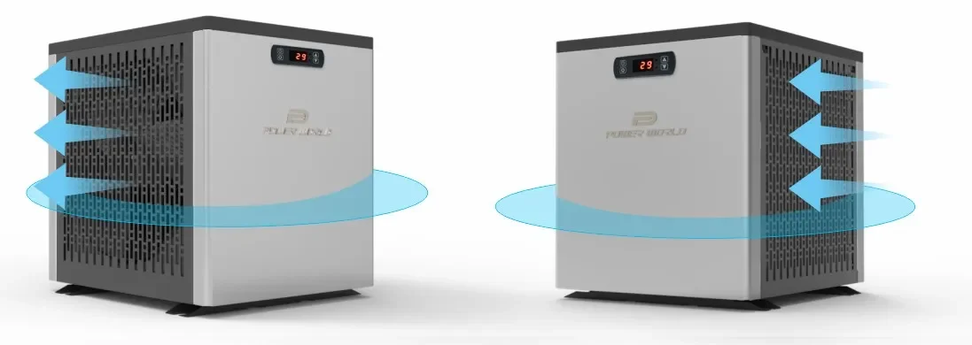 Air Source Heat Pump, R32, 5kw, Titanium, Stainless - detail 8