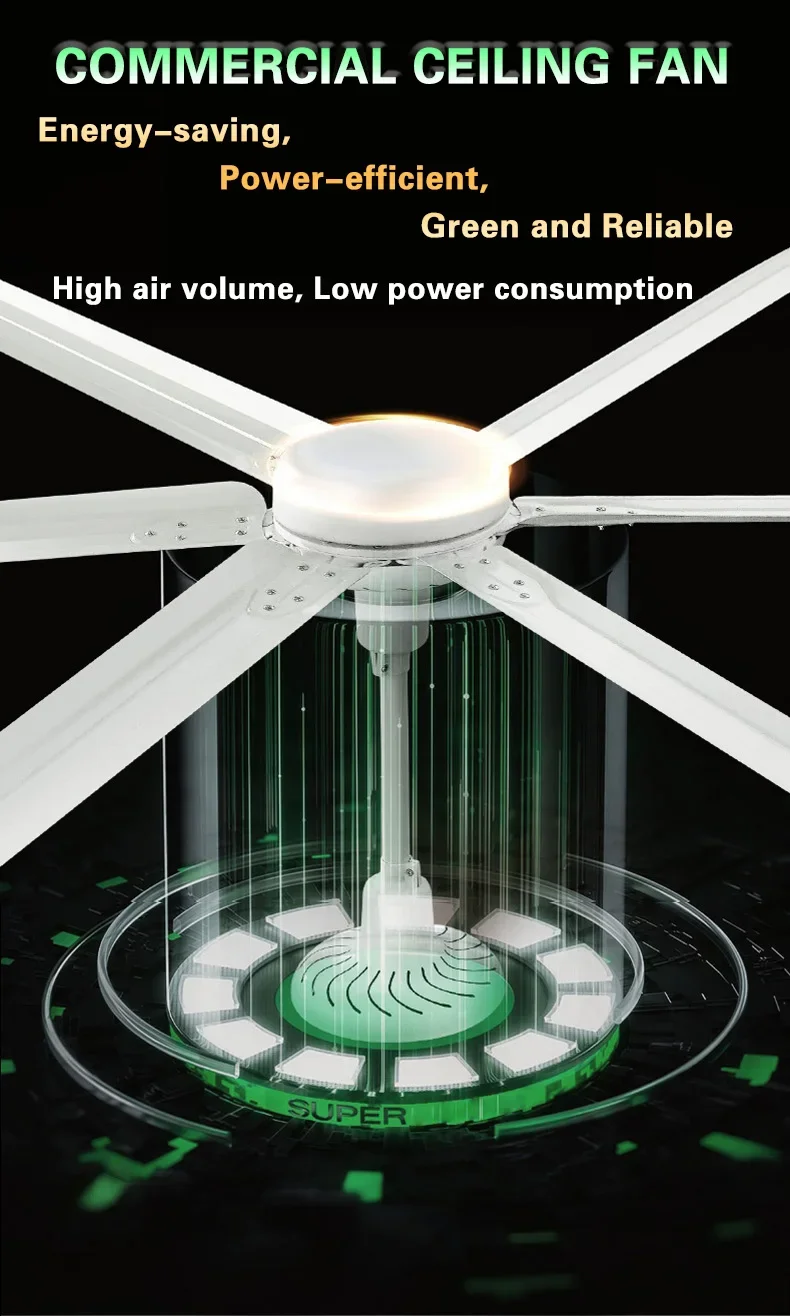 Ceiling Fan, HVLS, 9ft, 2700mm, BLDC - detail 8