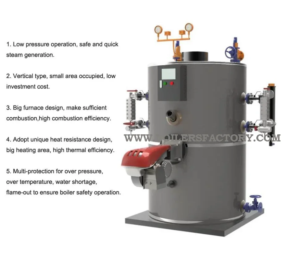Industrial Steam Boiler, 0.1t, Carbon Steel - detail 10