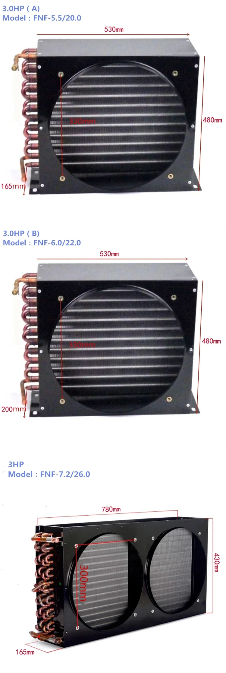 Condensing Unit, 1HP, FNF-1.2/5.4, Copper, Aluminum - detail 18