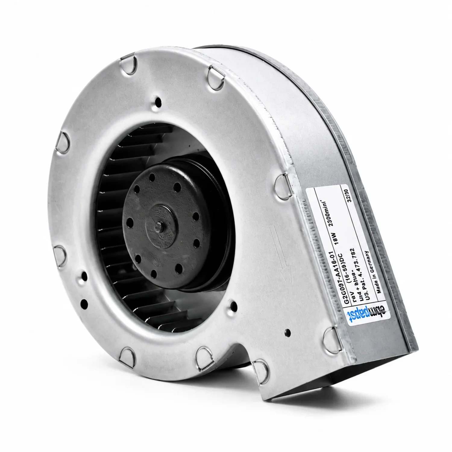 G2G097-AA16 97mm DC Centrifugal Blower, 24V 18W, German Made - detail 4