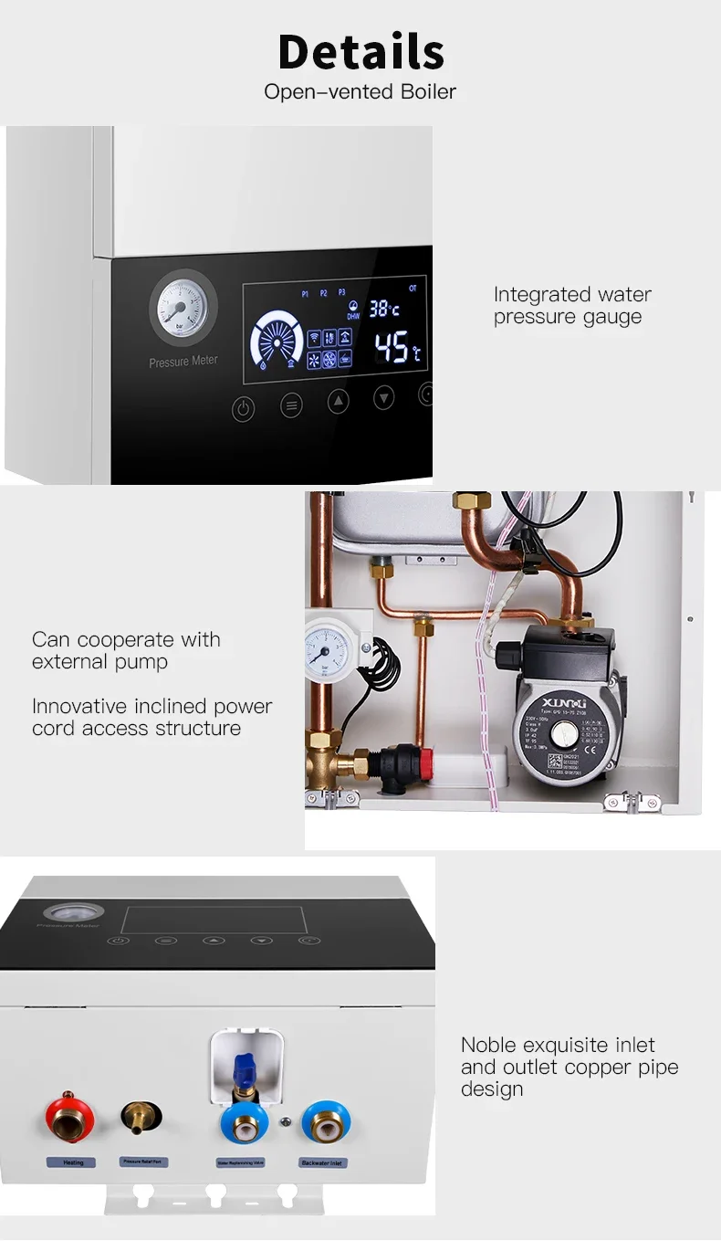 Heating System Boiler, Wall, 230V, Natural Circulation - detail 34