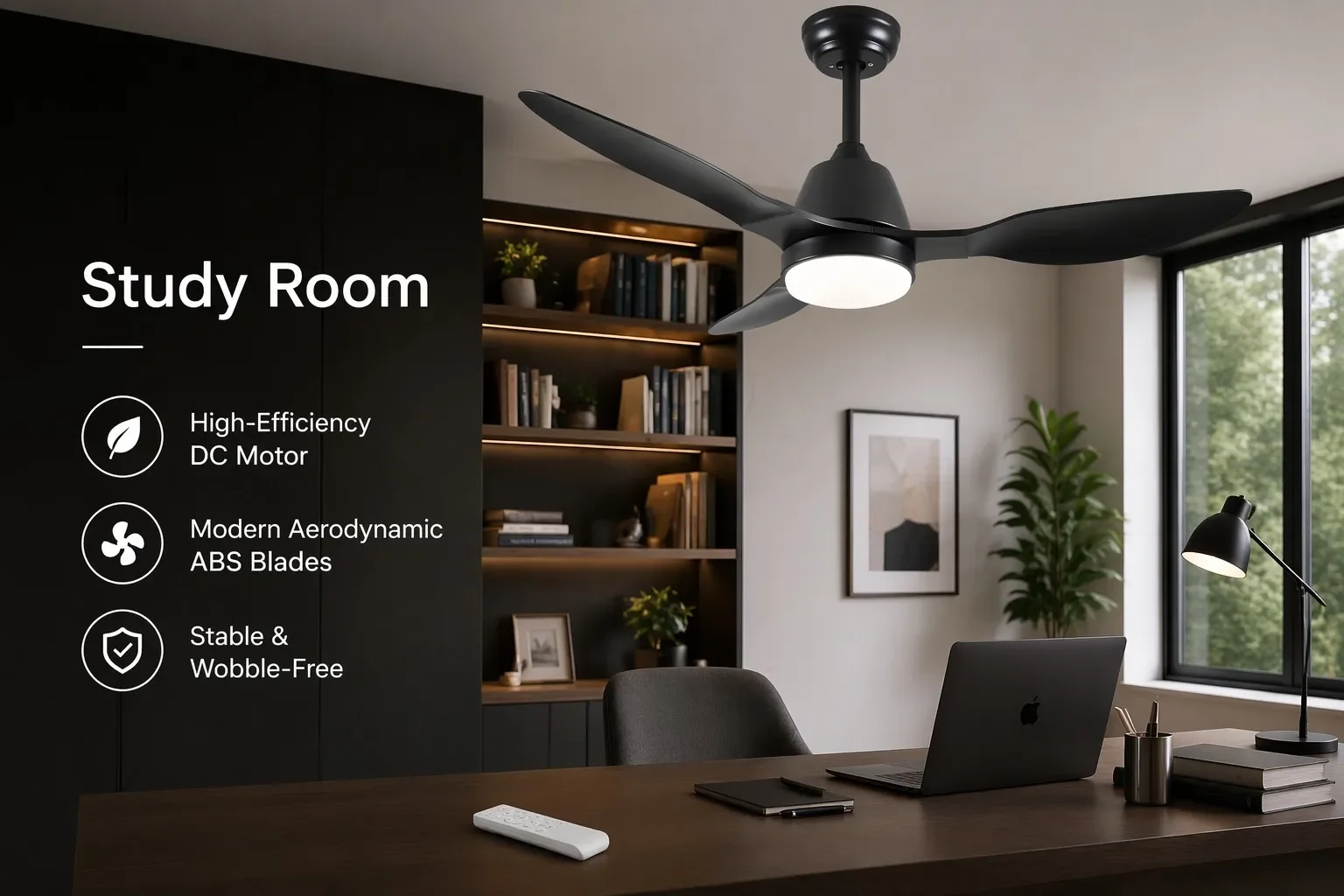 Led Ceiling Fan, ABS, 42inch, 52inch, 3blades - detail 10