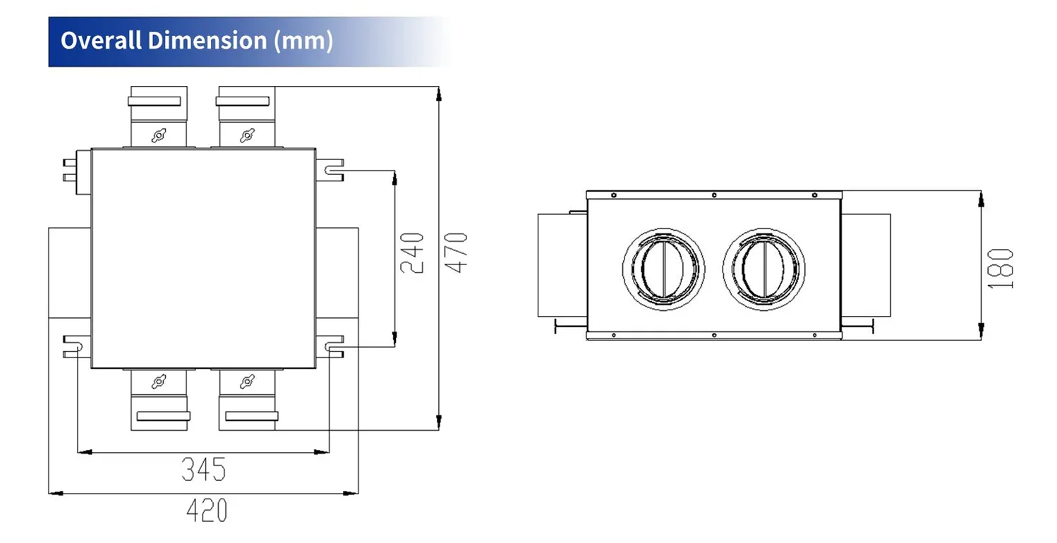 E-vipo Residential Fan, Inline, Centrifugal - detail 14