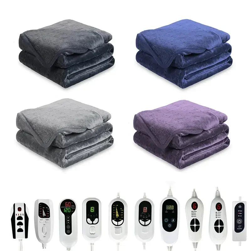 Electric Heated Throw Blanket, 110 W(0.15hp), Flannel Fleece - detail 12