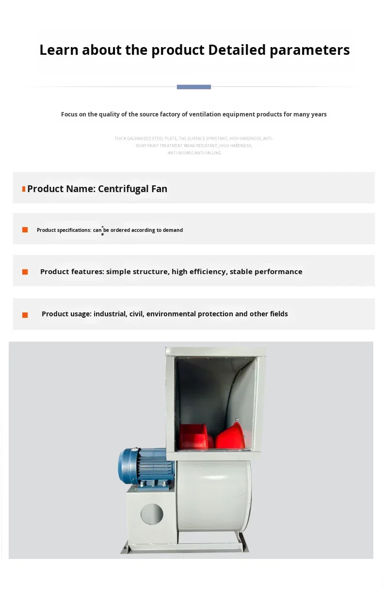 Centrifugal Fan, 4-72, Stainless, Steel - detail 12