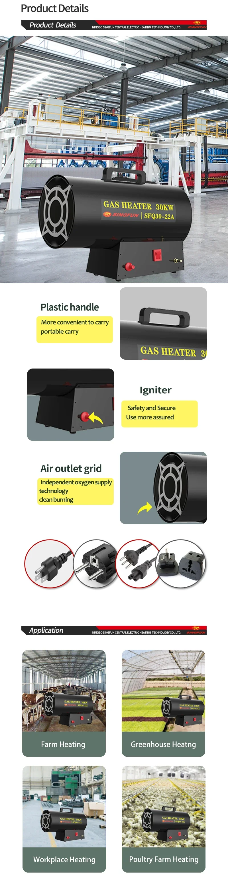 Gas Heater, Portable, LPG - detail 4