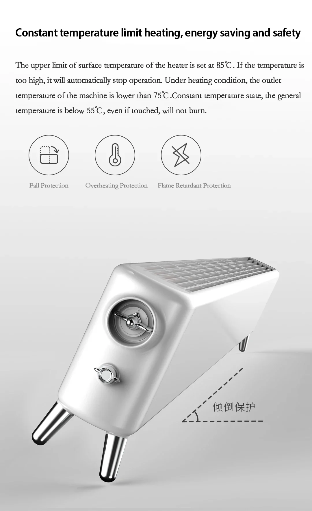 Waterproof Home Room Heater, Q3-E, 2000W - detail 20