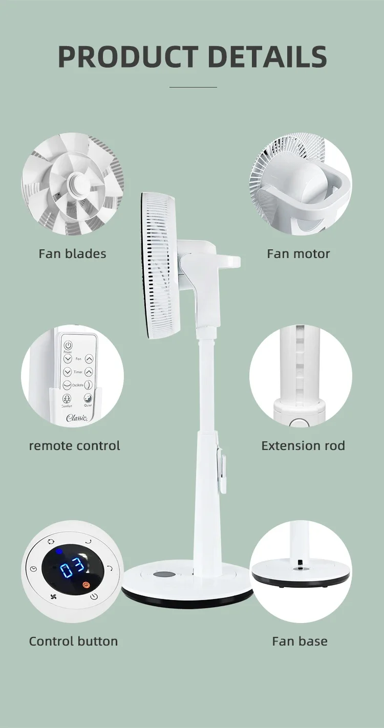 Tower Pedestal Fans, Electric Power - detail 6