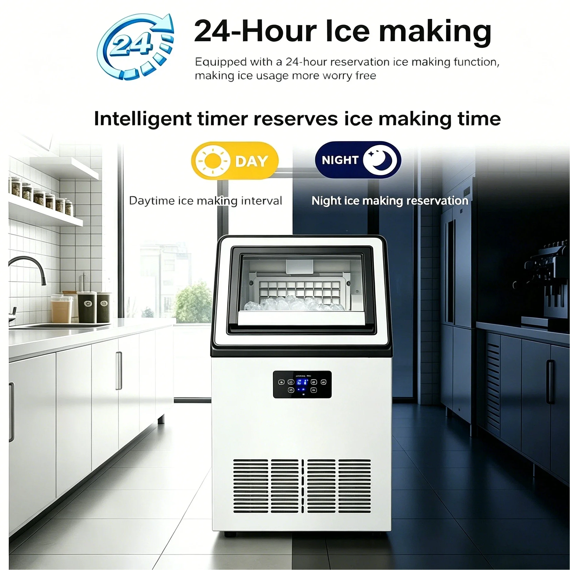 Block Snow Ice Tube, 45KG, Stainless, Steel, 110 - detail 12