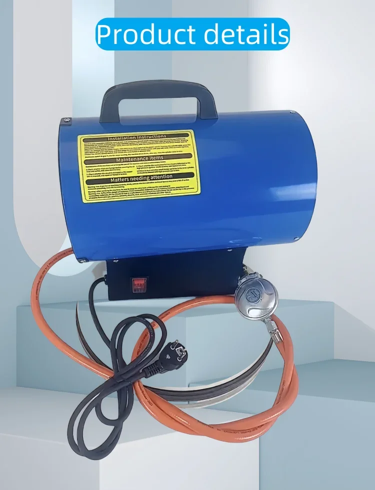 Industrial Electric Fan, Gas, Metal - detail 4