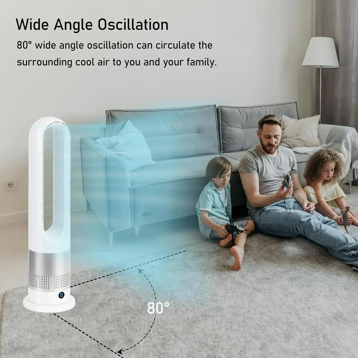 Bladeless Tower, 30W(0.04hp), ABS - detail 10