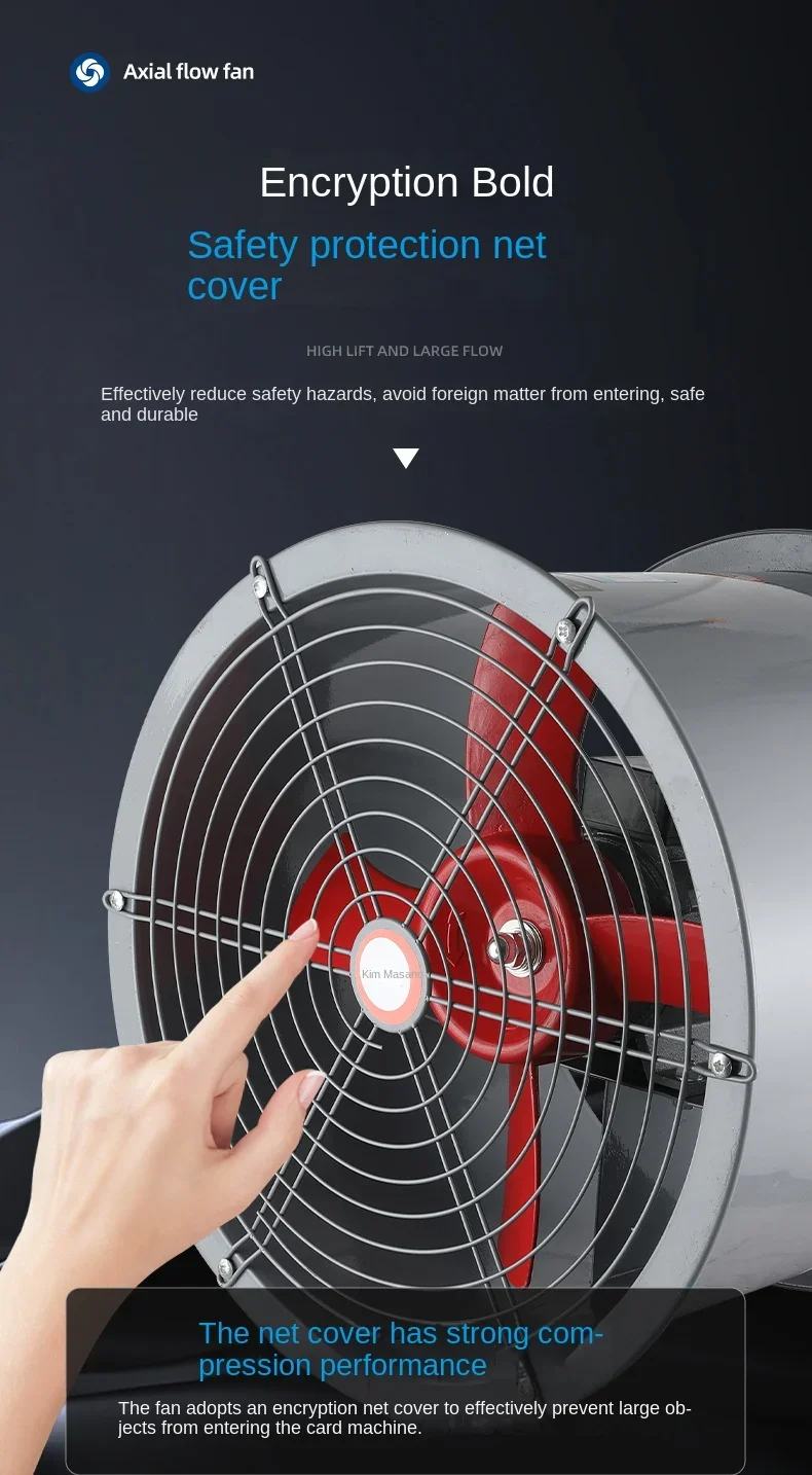 Axial Flow Fan, T35-11, 220V, Steel - detail 14