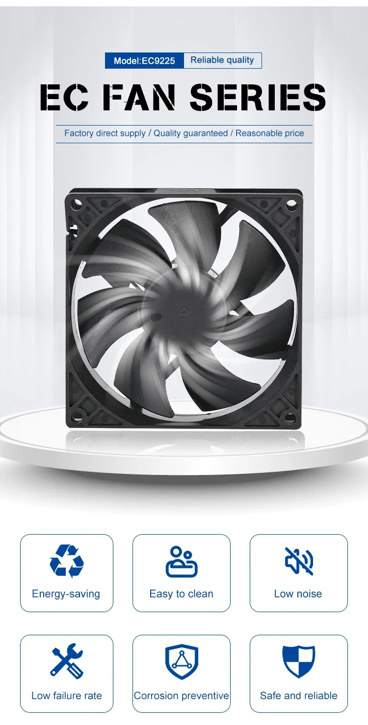 Standing Industrial Axial Fan, 9225, 115V, Plastic - detail 4