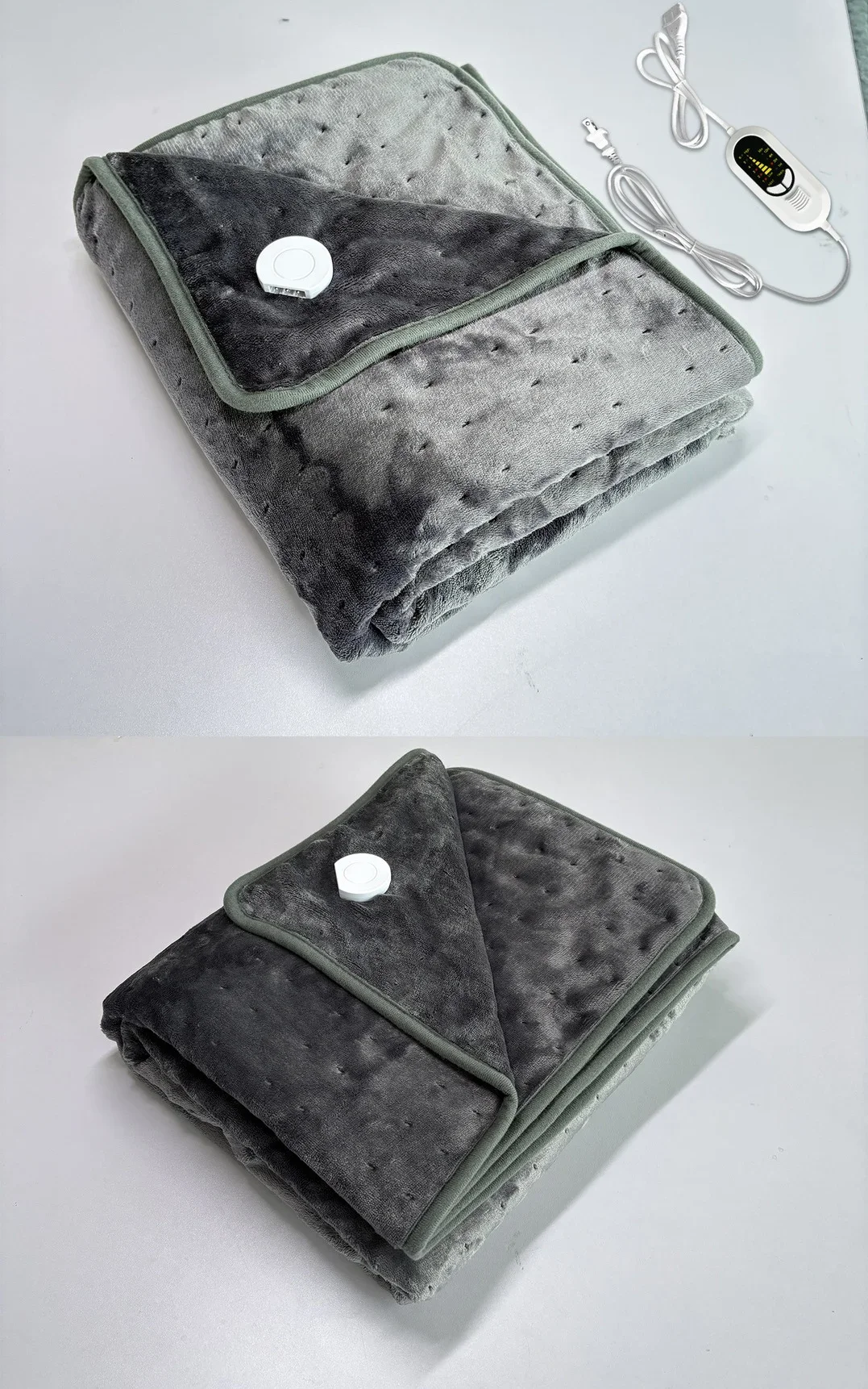 Electric Heated Throw Blanket, 110 W(0.15hp), Flannel Fleece - detail 6