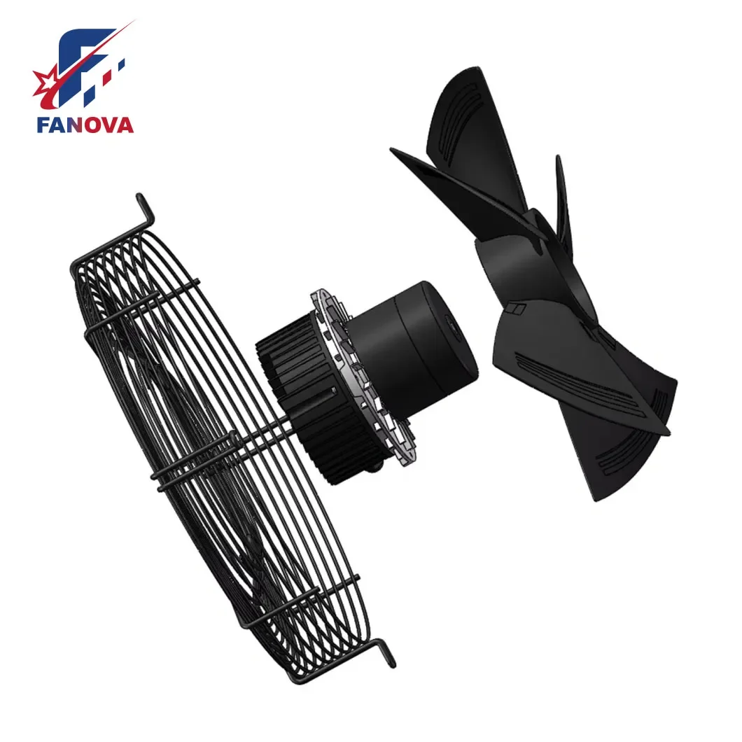 Diameter Ip55 Condenser, FG3G500-2APL-30, 230V, 500mm, Axial - detail 8