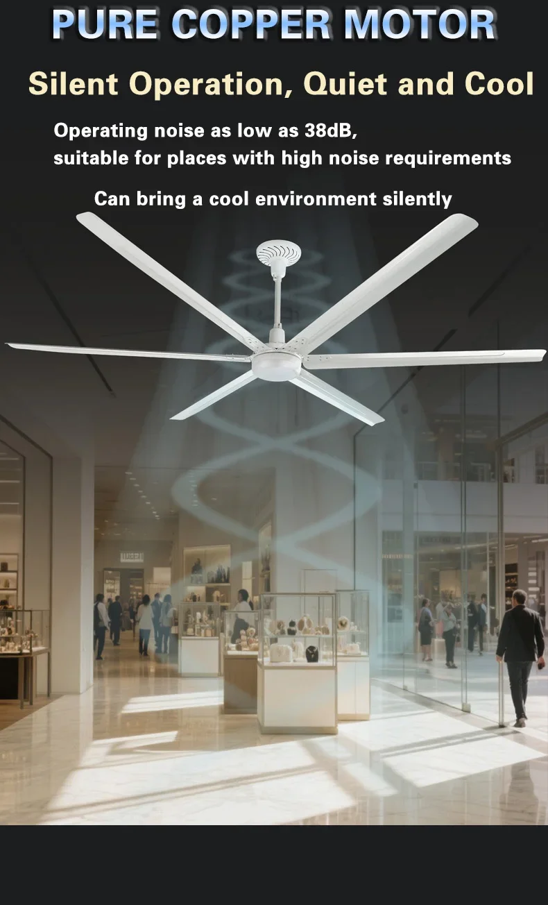 Ceiling Fan, HVLS, 9ft, 2700mm, BLDC - detail 10
