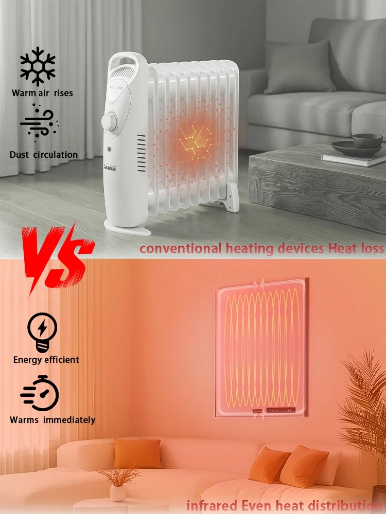 Wall Mounted Heater, 110V, 1000W - detail 16