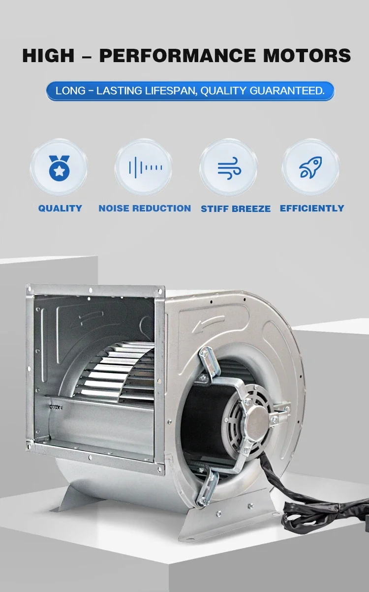 SYZ10-10 Kitchen Hood Blower Fan, 600W 3-Speed, 220V Cast Iron - detail 2