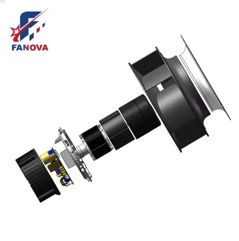 Centrifugal Fans, FB3G400-48PK-20, 400mm, 48V, 102 - detail 6