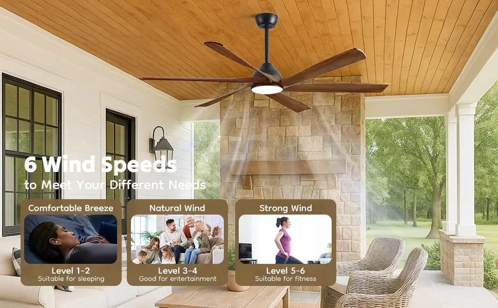 Smart Ceiling Fan, LED, 8282 CFM, 40W(0.05hp) - detail 10