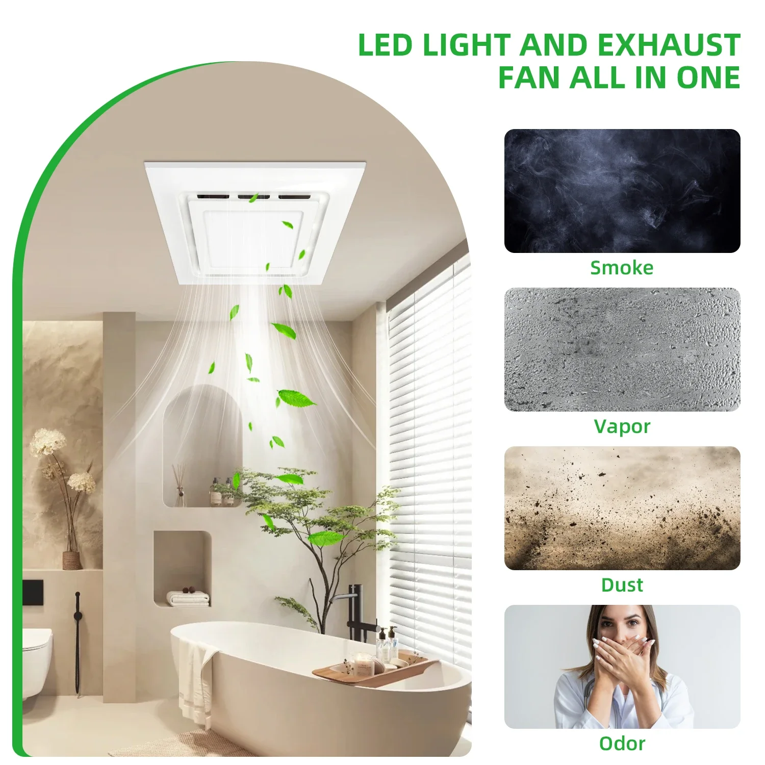 Silent Exhaust Fan, 144, CFM, 6500K, 12W - detail 14