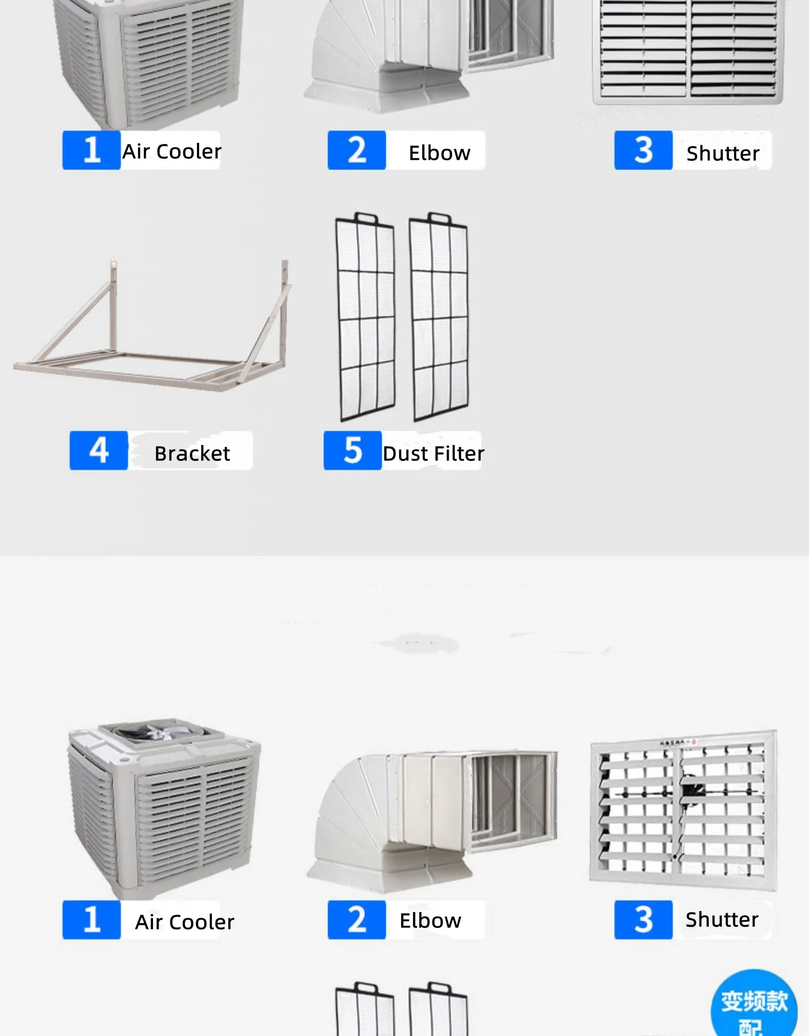 Evaporative Air Cooler, 18000m3, 1.1KW - detail 8